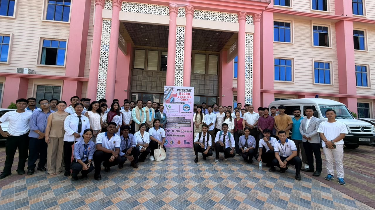 PYNLONG KA KYRMEN FOUNDATION BAD KSU RIST-USTM UNIT IA KA VOLUNTARY BLOOD DONATION CAMP HA USTM.