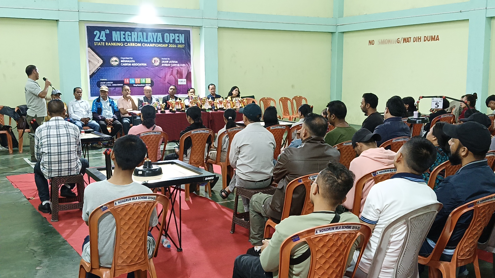 Kut noh ka 24th Meghalaya Open State Ranking Carrom Championship 2026-2027.
